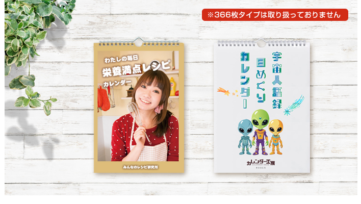 フルオリジナル日めくりタイプ壁掛カレンダー